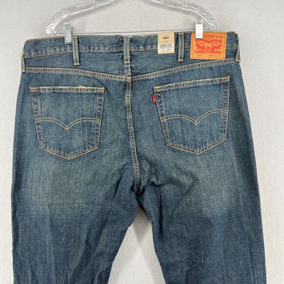 LEVIS 559 Jeans Mens 42x30 Relaxed Straight Fit Stretch Cotton Wash Blue NEW - Picture 4 of 16